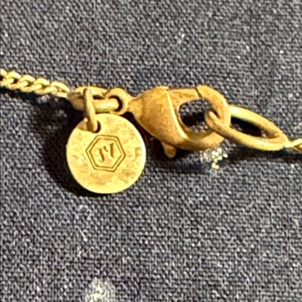 Julie Vos Gold Necklace with Turquoise Pendant - Picture 2 of 4